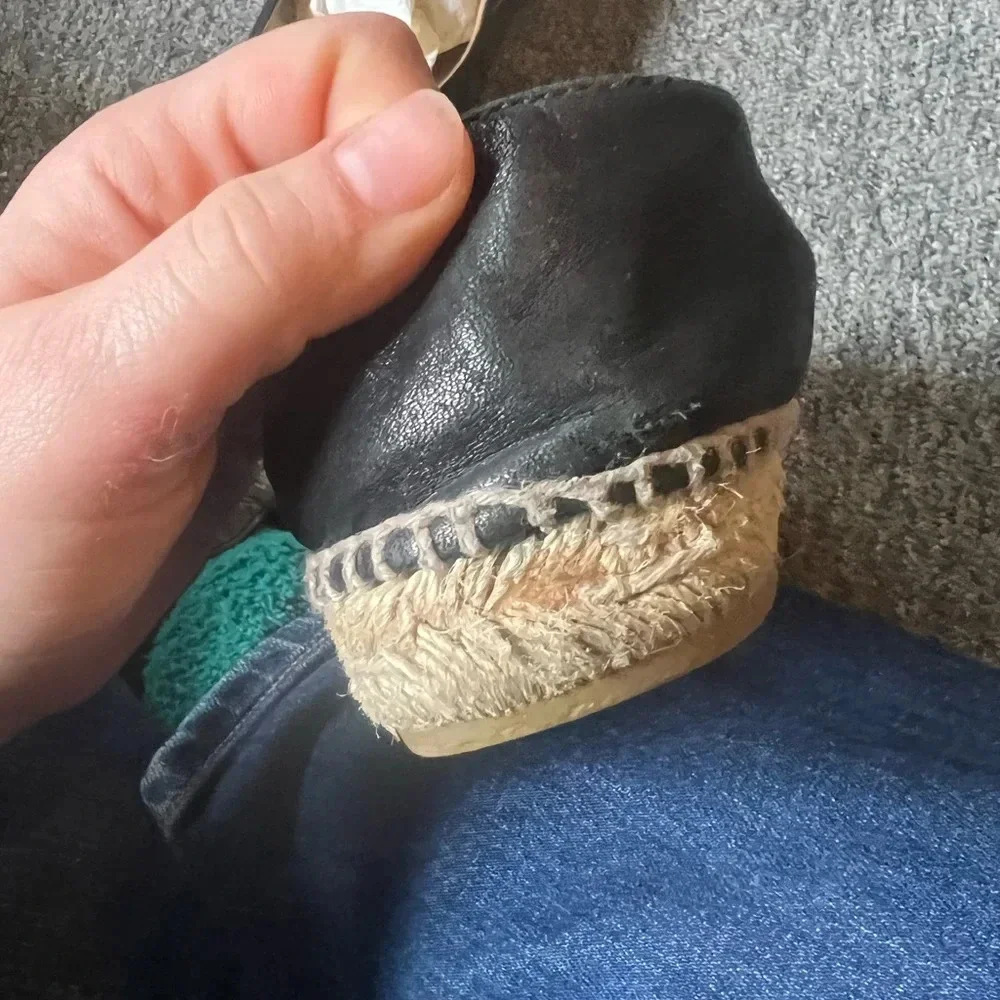 Chanel Black Espadrilles, size 37
